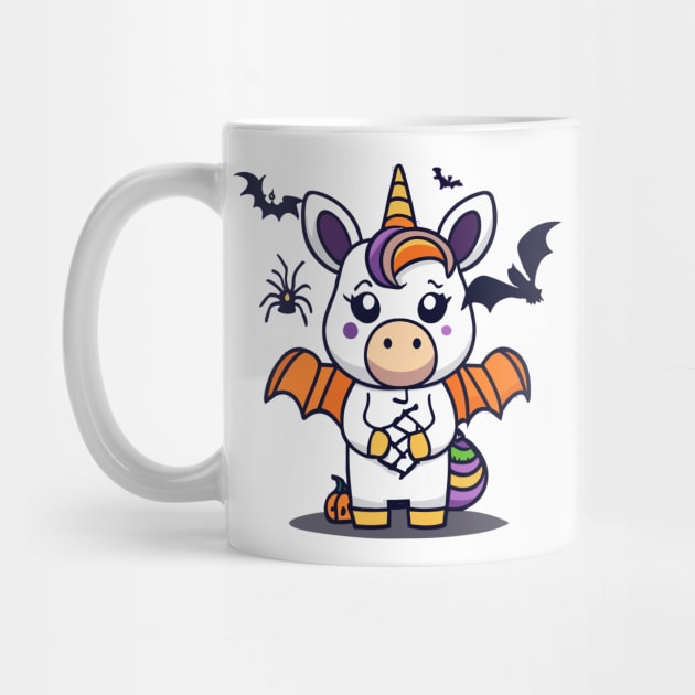 The Bat Unicorn Halloween Cute unicorn by CHNSHIRT